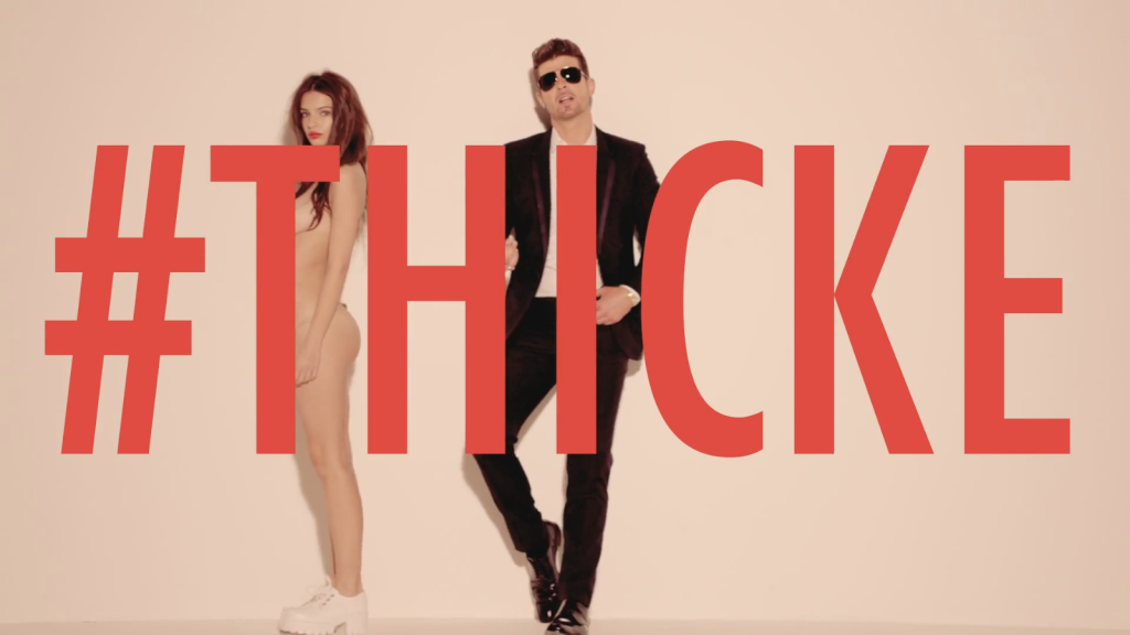 Robin Thicke Blurred Lines Version Non Censurée